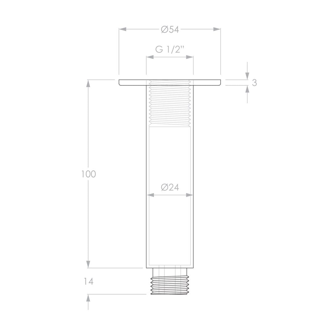 Soul Vertical Shower Arm