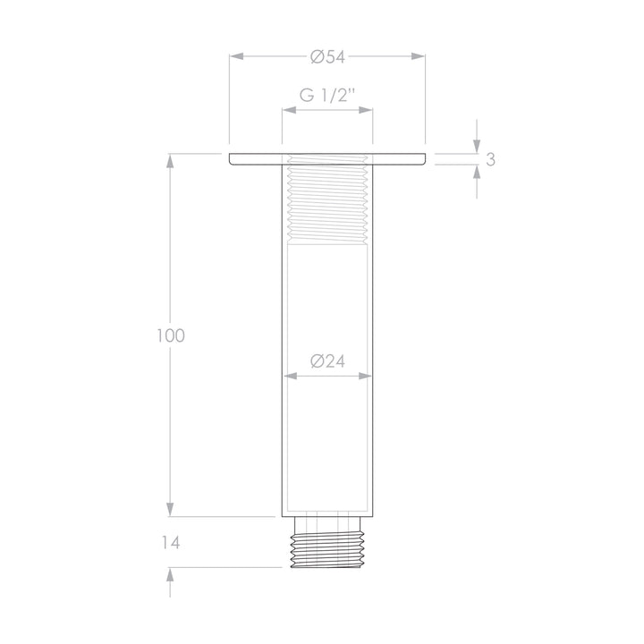 Soul Vertical Shower Arm