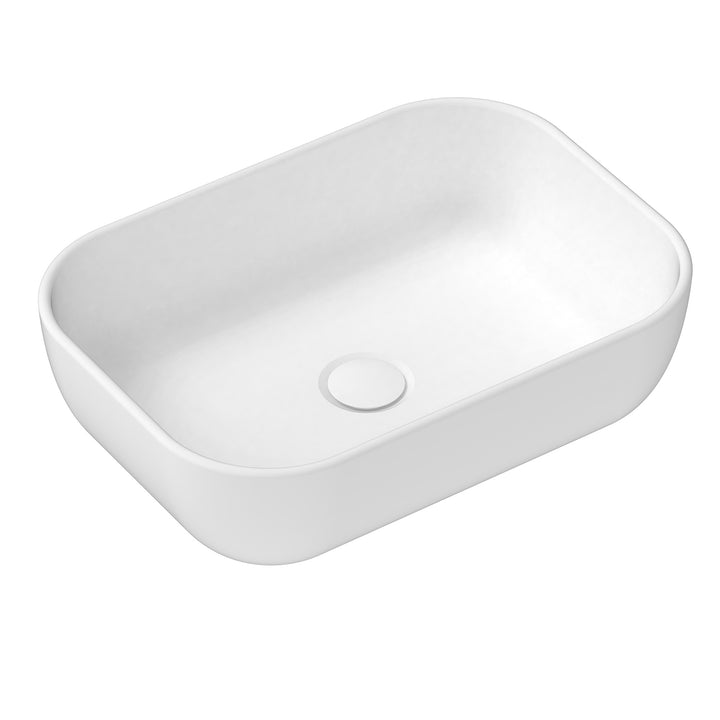Stadium Curved Rectangular Ceramic Basin 460x330mm