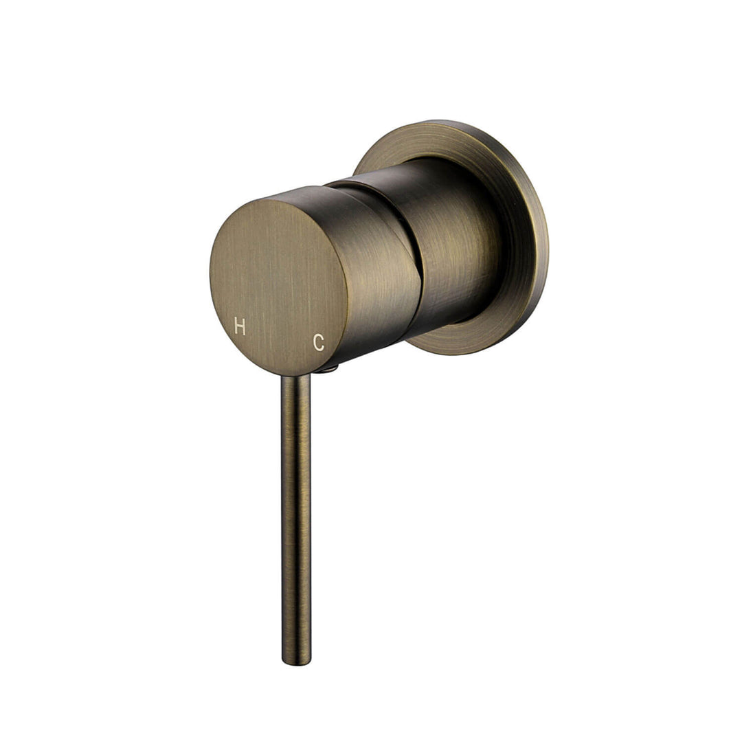 Star Pin Handle Wall Mixer 60mm Backplate