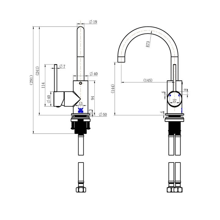 Star Gooseneck Mini Sink Mixer