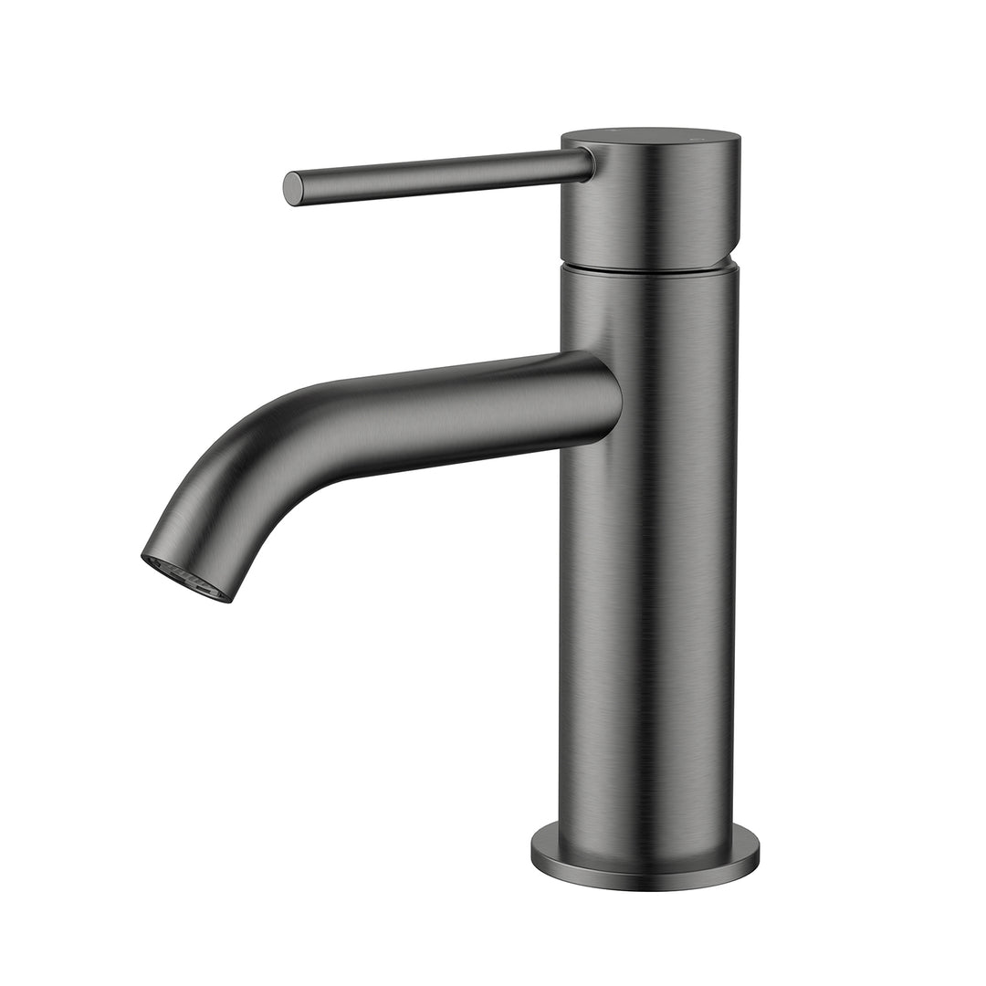 Star Mini Short Basin Mixer Curved Spout