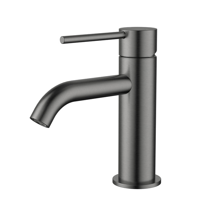 Star Mini Short Basin Mixer Curved Spout