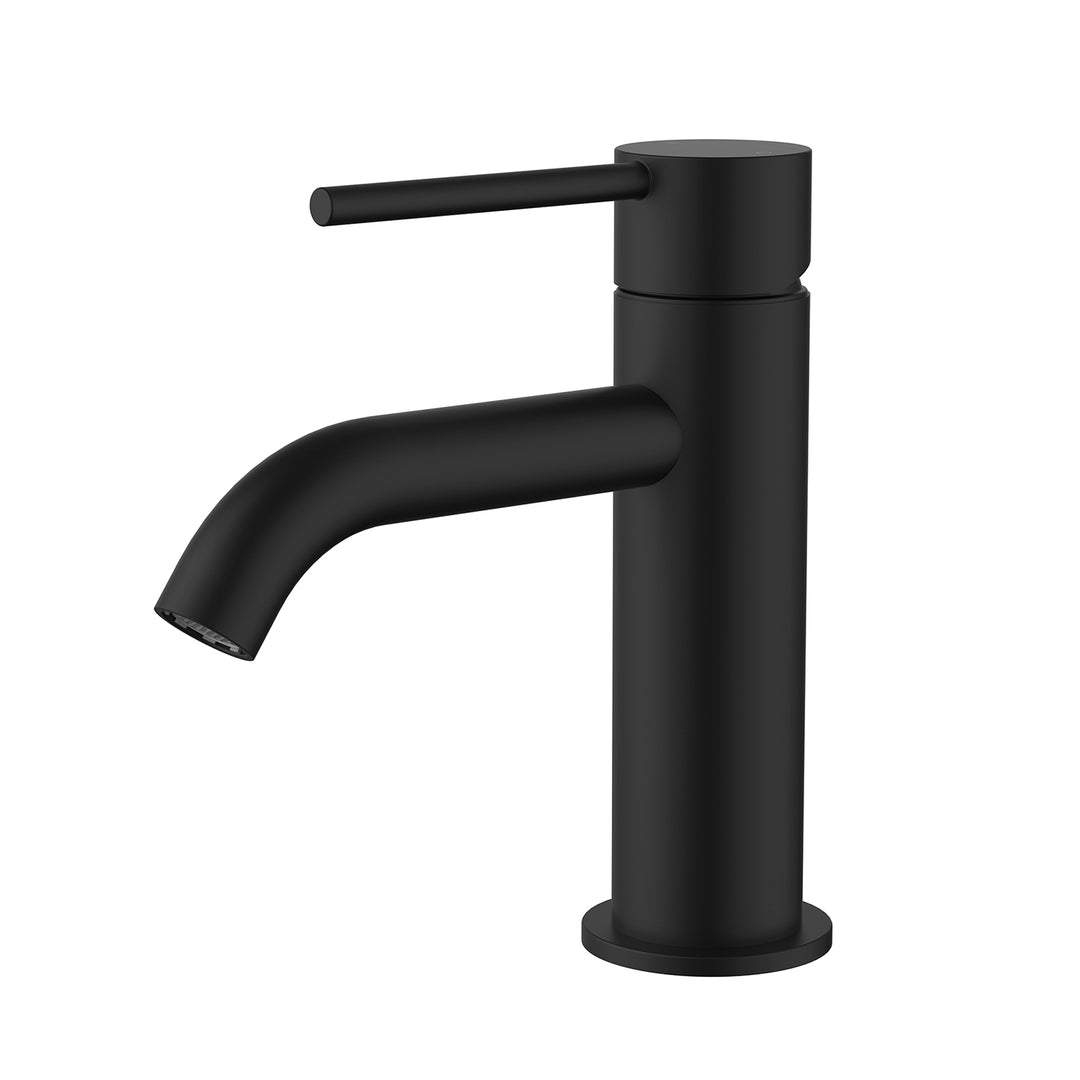 Star Mini Short Basin Mixer Curved Spout