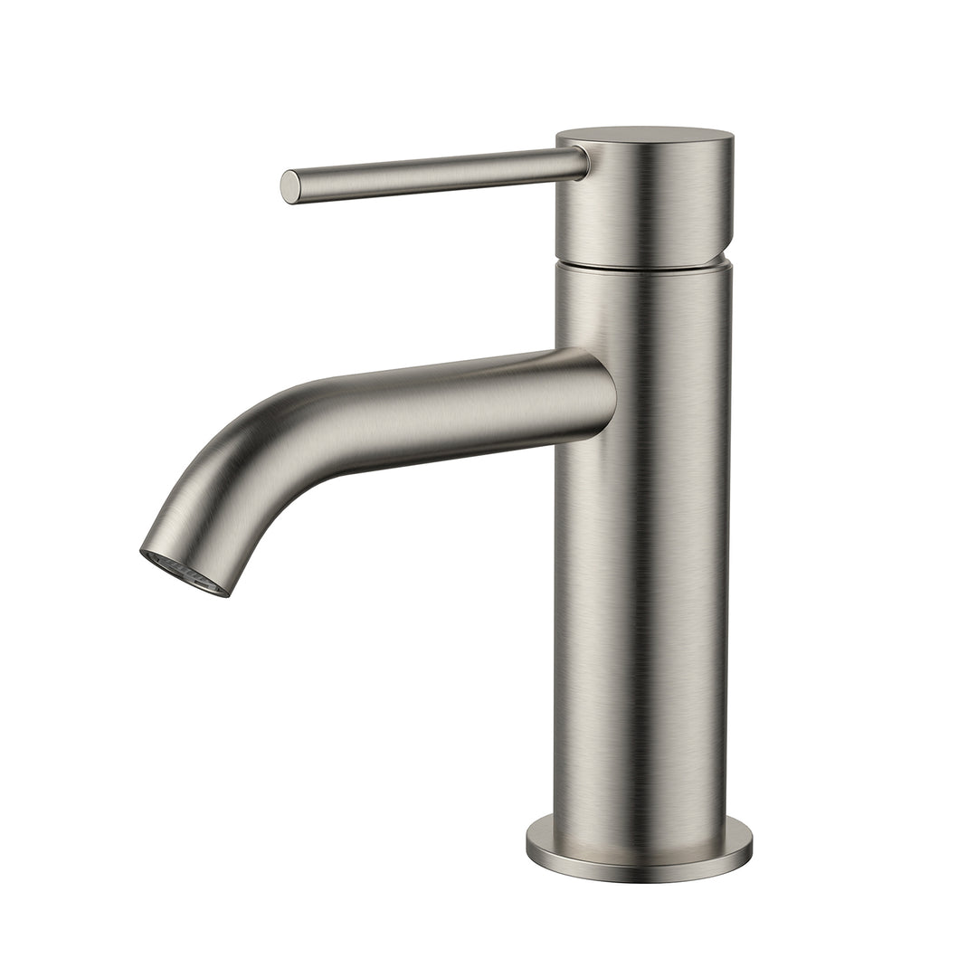 Star Mini Short Basin Mixer Curved Spout