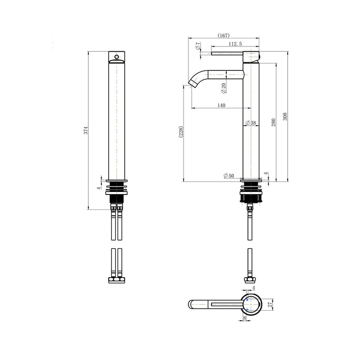 Star Mid Rise Basin Mixer
