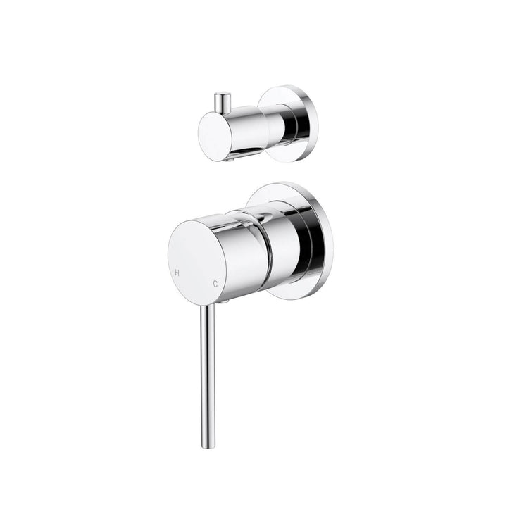 Star Pin Handle Diverter Wall Mixer Separate Backplate