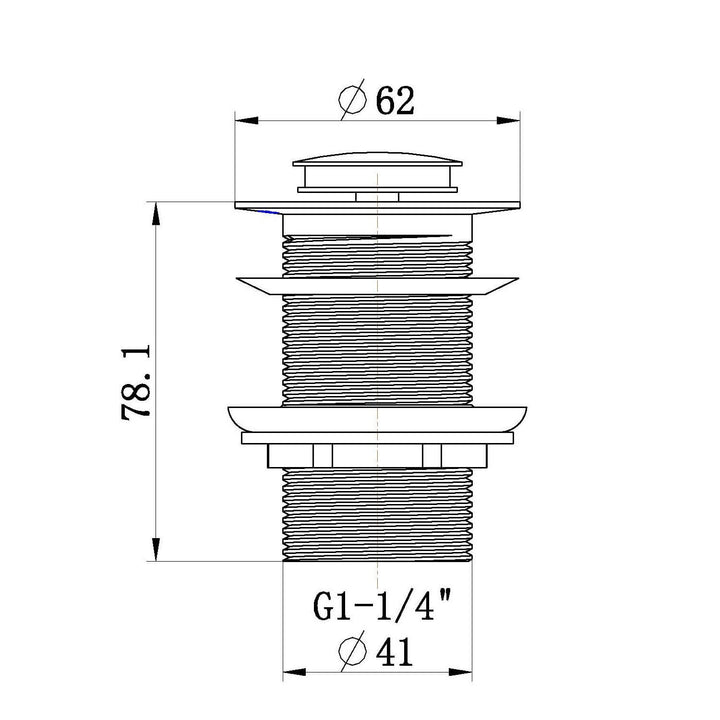 Star Pop Up Waste 32mm