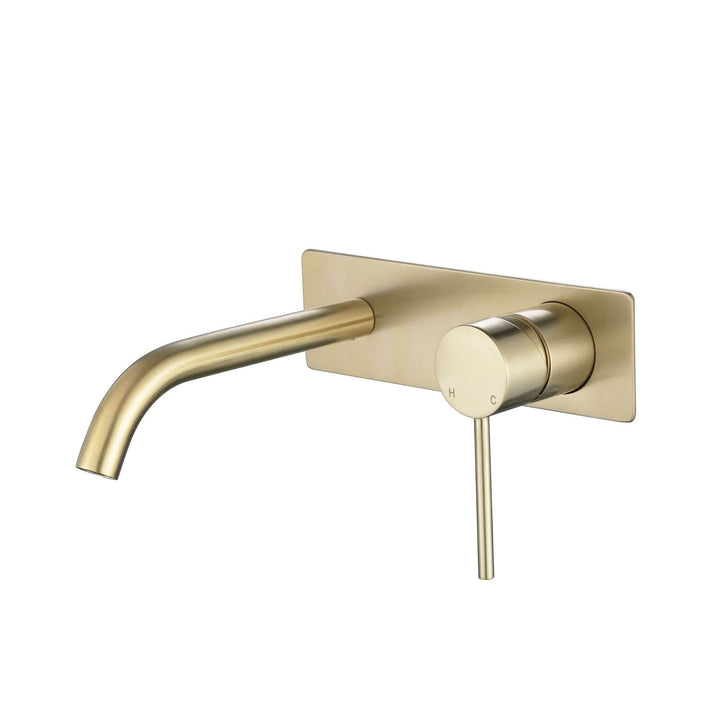 Star Pin Lever Single Backplate Wall Mixer Set