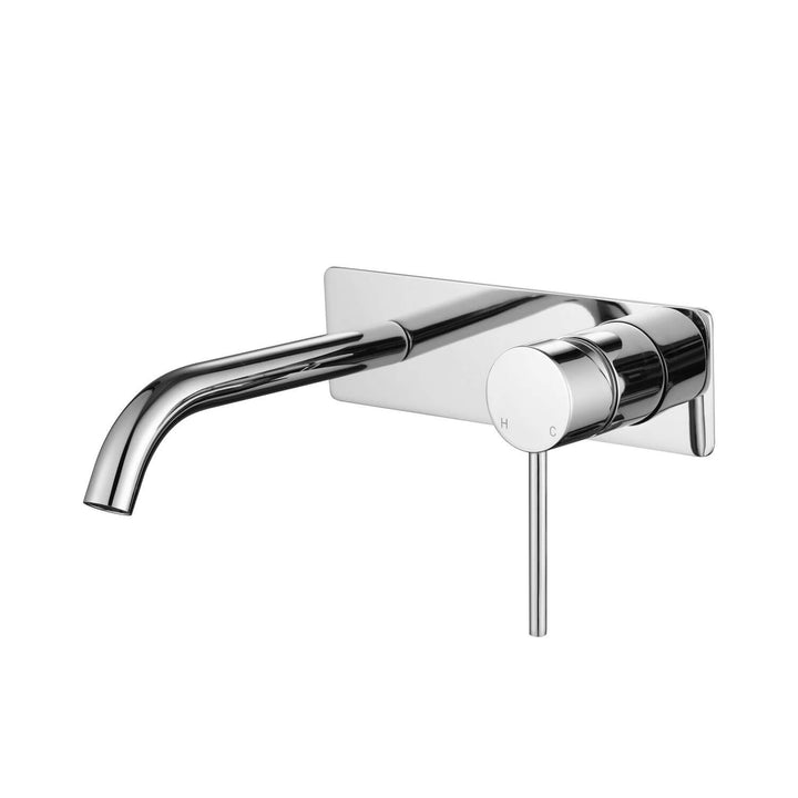 Star Pin Lever Single Backplate Wall Mixer Set
