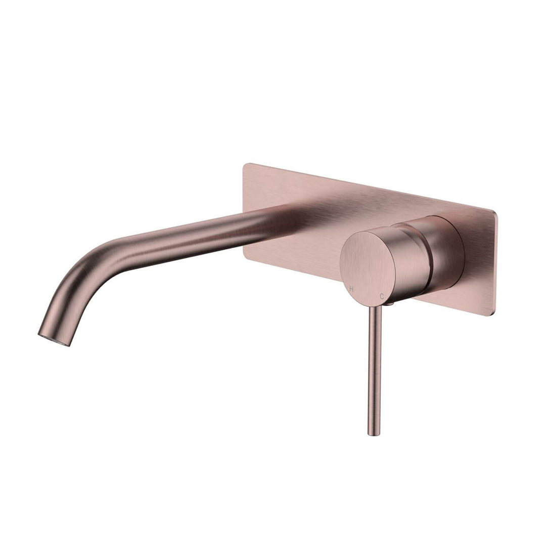 Star Pin Lever Single Backplate Wall Mixer Set