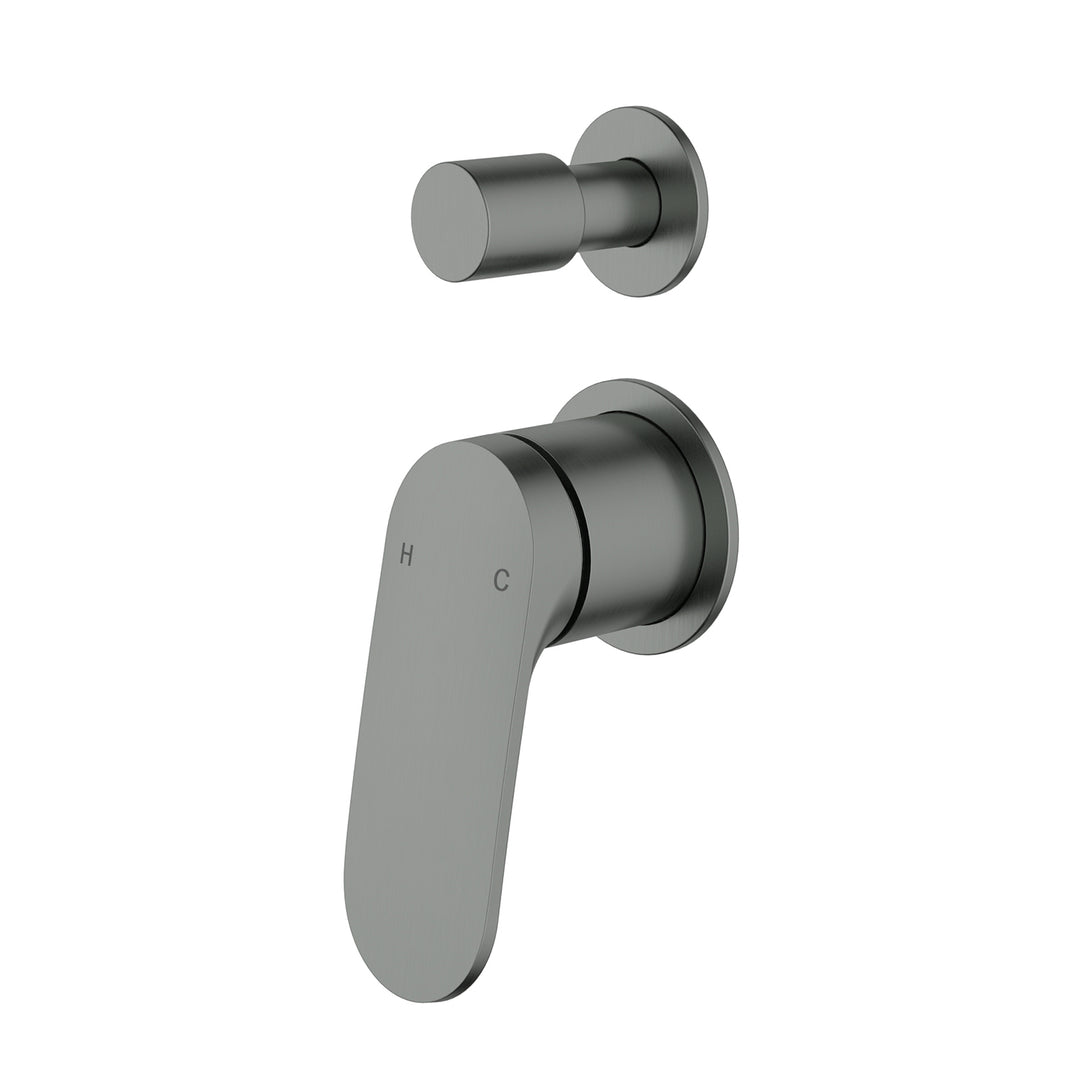 Sulu Brass Diverter Wall Mixer