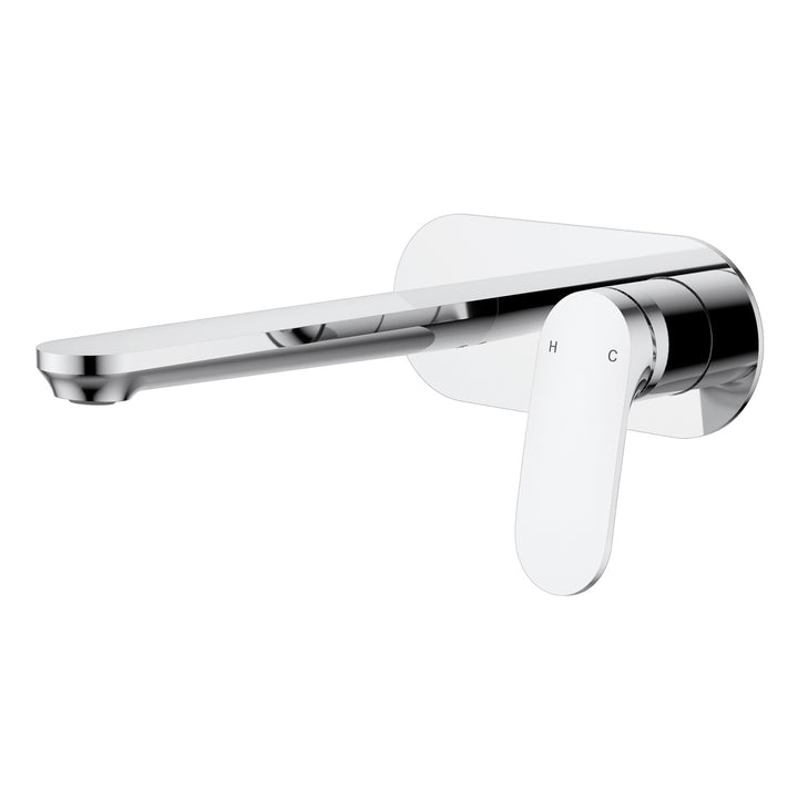 Sulu Brass Wall Mixer Set Single Backplate