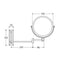 Swivel 3x Magnifying Shaving Make Up Mirror