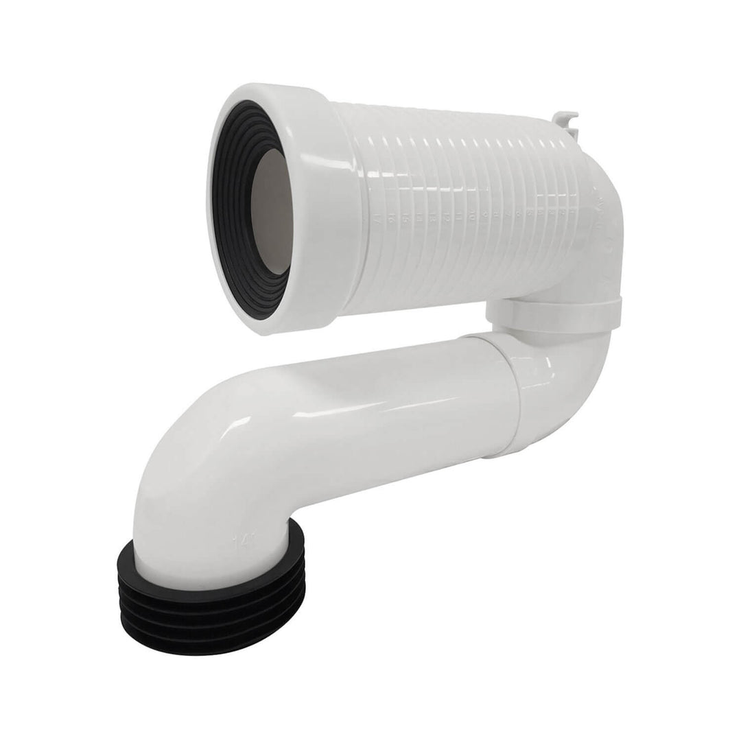 Extended Toilet S-Trap Pipe 160-230mm