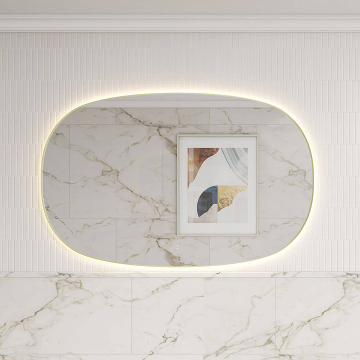 Valmont Horizontal Oval LED Mirror