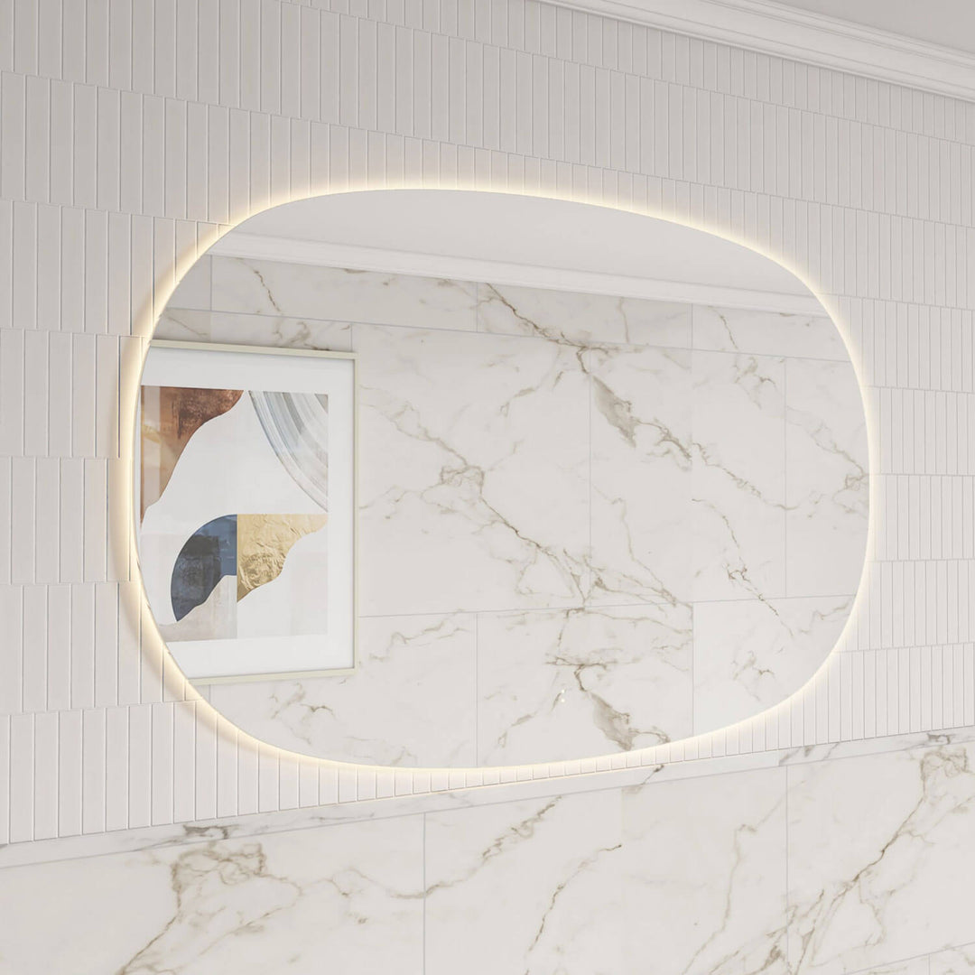 Valmont Horizontal Oval LED Mirror