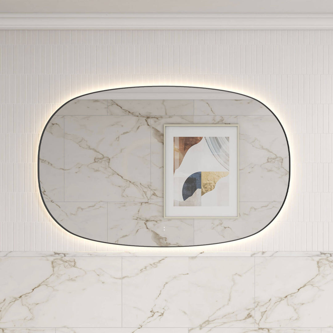 Valmont Horizontal Oval LED Mirror