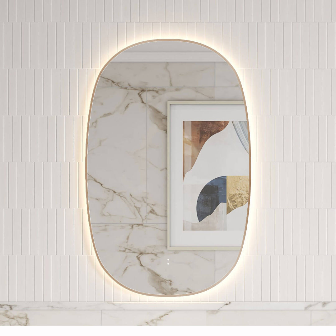 Valmont Oval LED Mirror 580x900mm