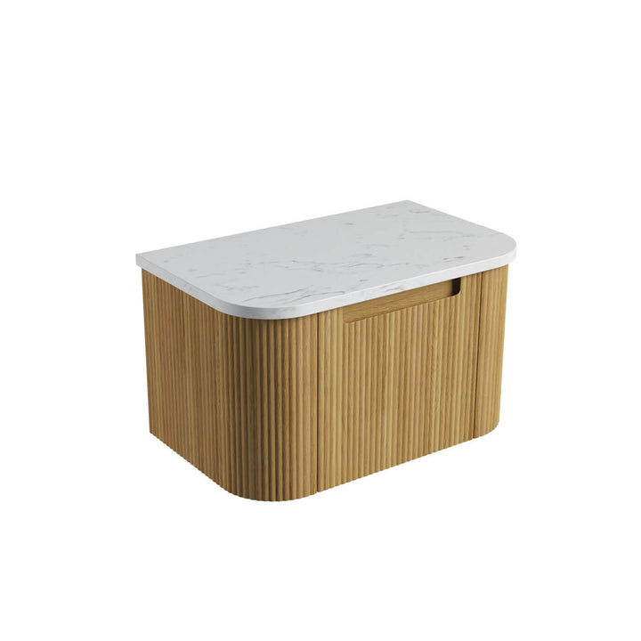 Varcelli Mono Curved Wall Hung Vanity (750-1800mm)