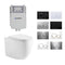 Venus Egg-Shape Cyclone Flush In Wall Toilet Geberit Sigma 20 Package