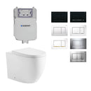 Venus Egg-Shape Cyclone Flush In Wall Toilet Geberit Sigma 30 Package