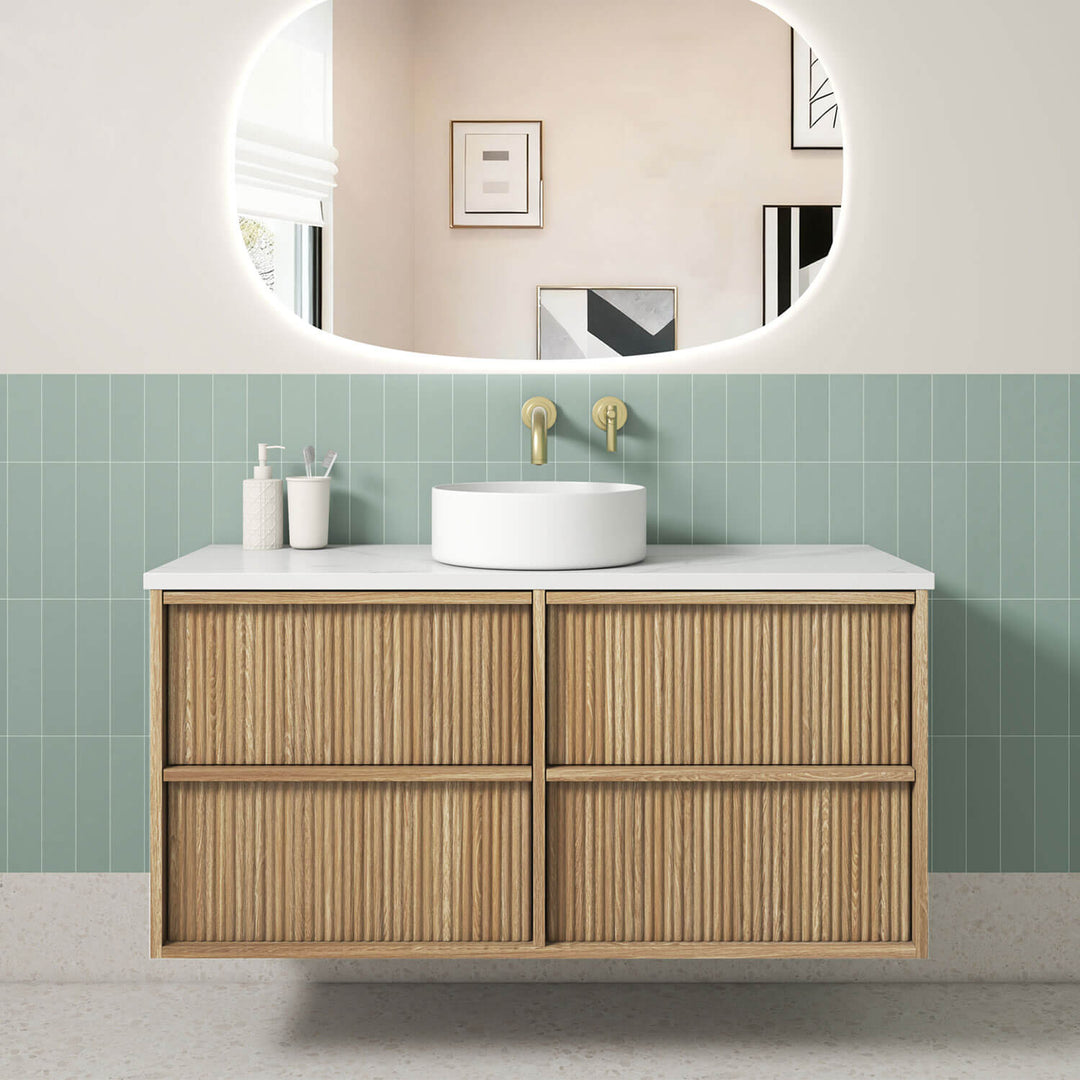 Venetta Fluted Wall Hung Vanity