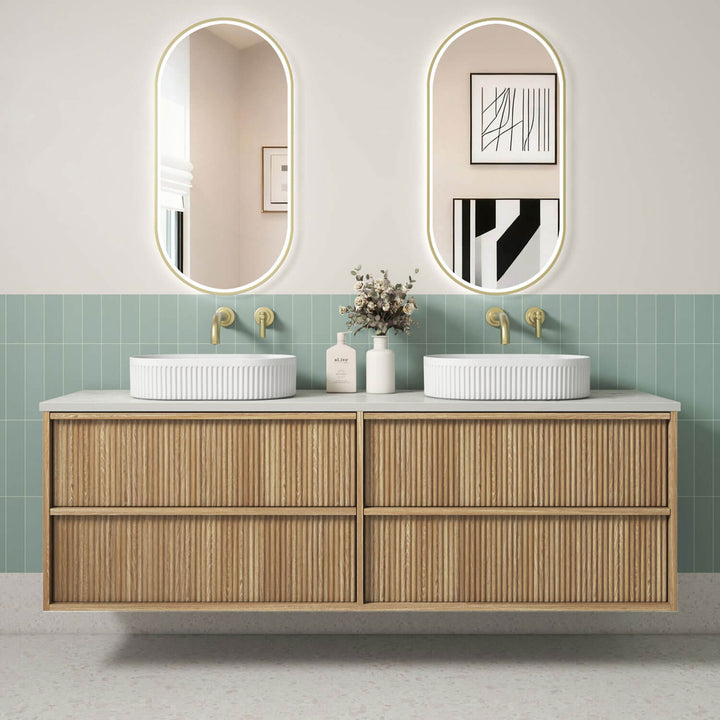 Venetta Fluted Wall Hung Vanity