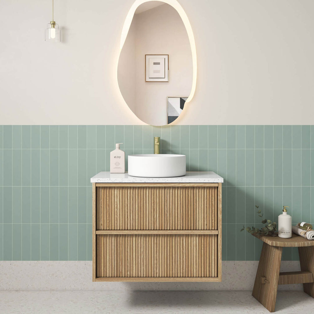 Venetta Fluted Wall Hung Vanity