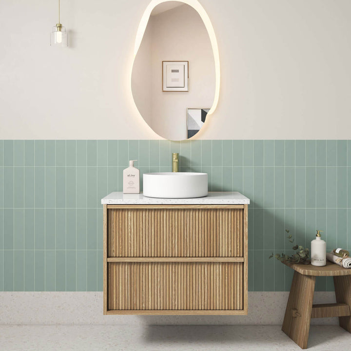 Venetta Fluted Wall Hung Vanity
