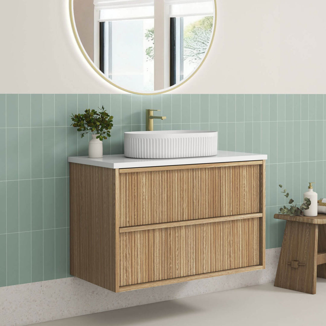 Venetta Fluted Wall Hung Vanity