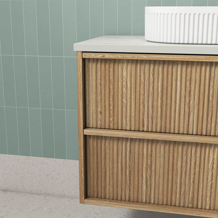 Venetta Fluted Wall Hung Vanity