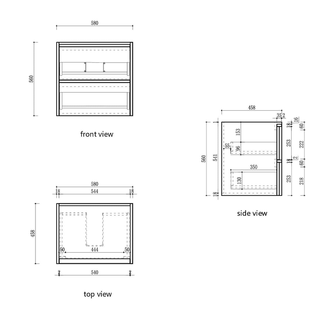 Venetta Framed Wall Hung Vanity
