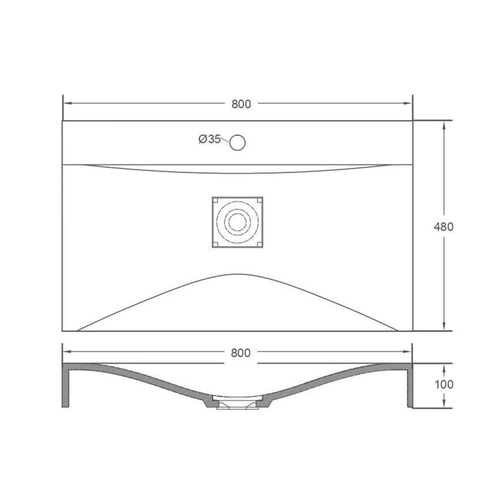 Versilia Concrete Basin