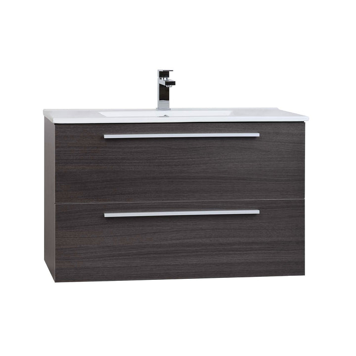 Vogue Walnut Wall Hung Vanity