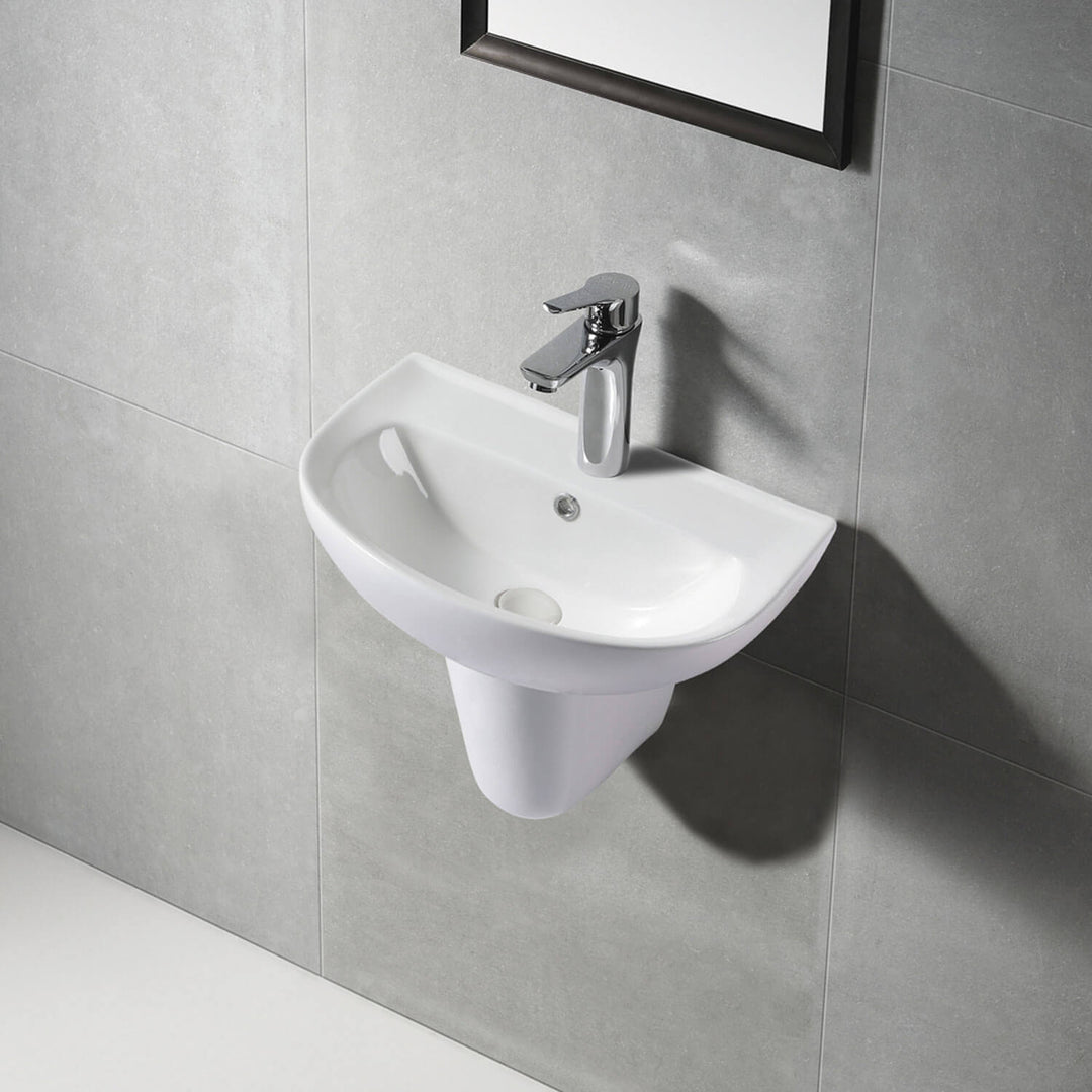 Vola DDA Disable Care Wall Hung Basin with Shroud