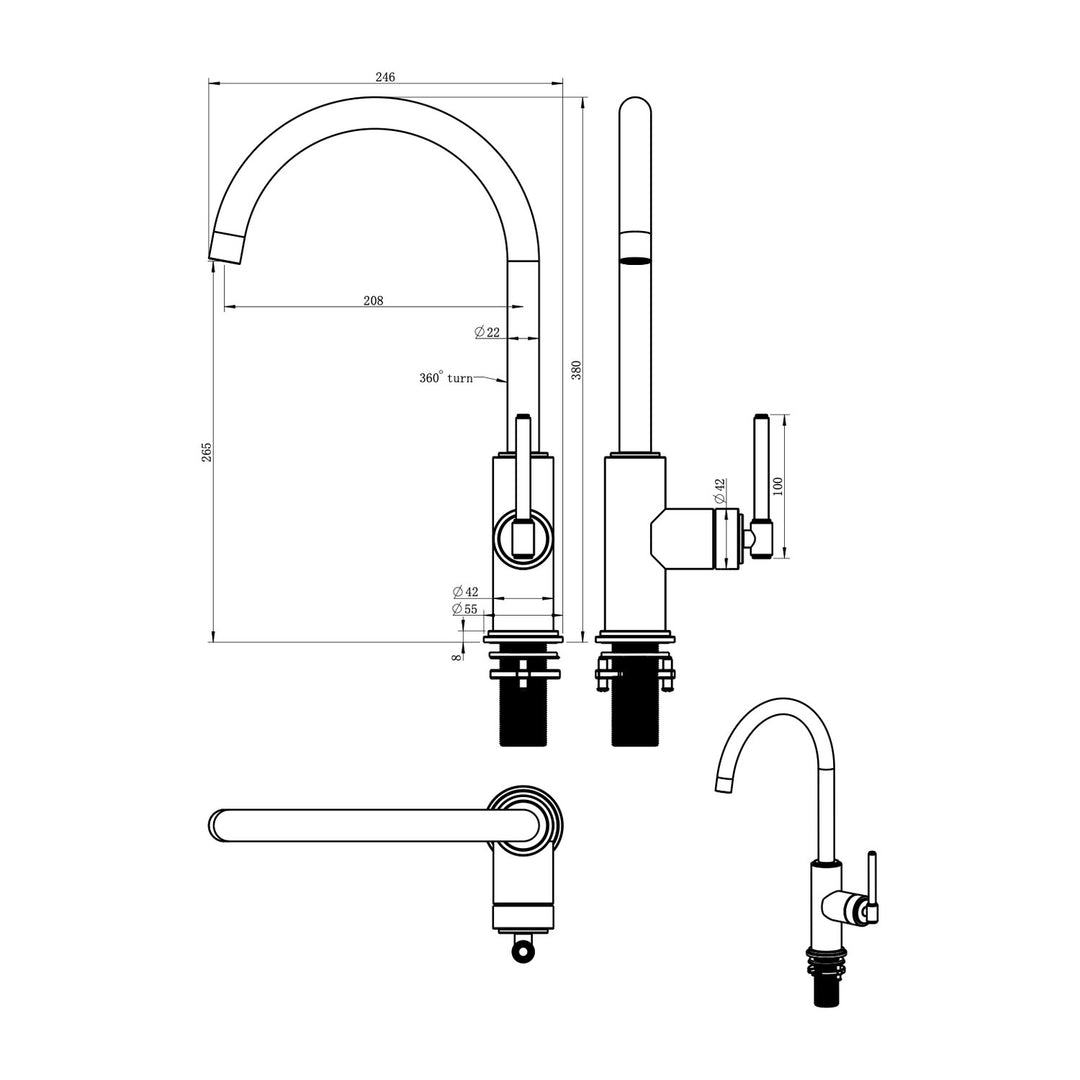 Cambridge Sink Mixer