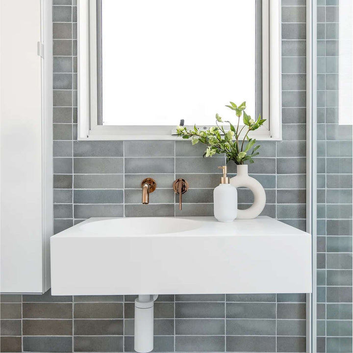 Coco Solid Surface Wall Hung Basin 695mm