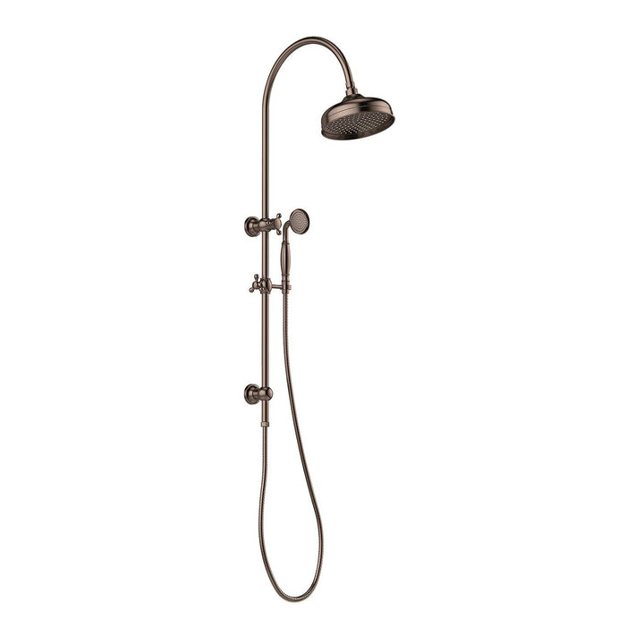 Cromford Twin Shower Rail Set