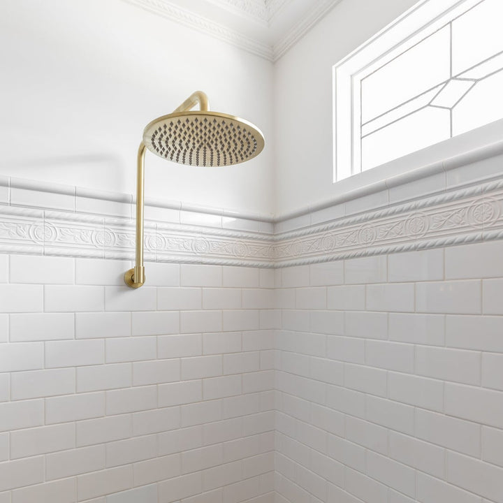 Eden Gooseneck Shower Arm with Head Set
