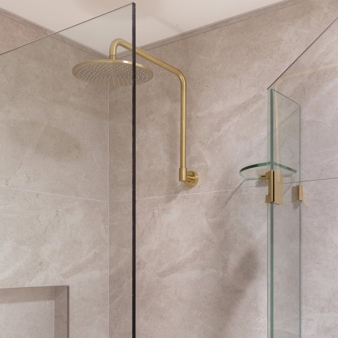 Eden Gooseneck Shower Arm with Head Set
