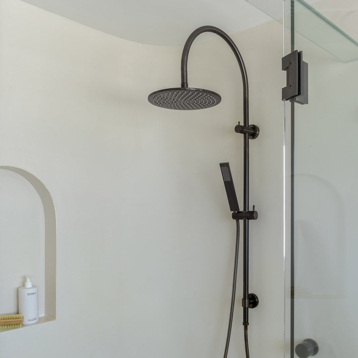 Elysian Gooseneck Shower Rail Set