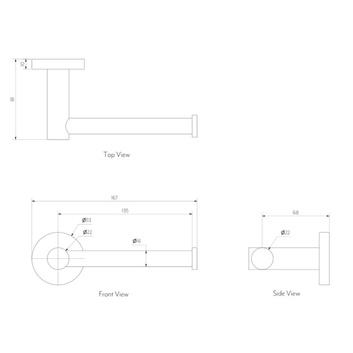 Elysian Toilet Roll Holder