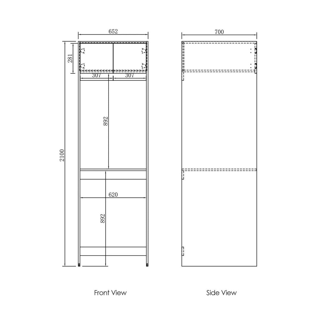 Hampshire Laundry Tall Washing Machine Cabinet