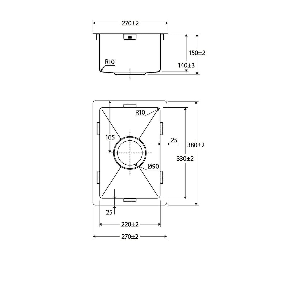 Hana Single Bowl Sink