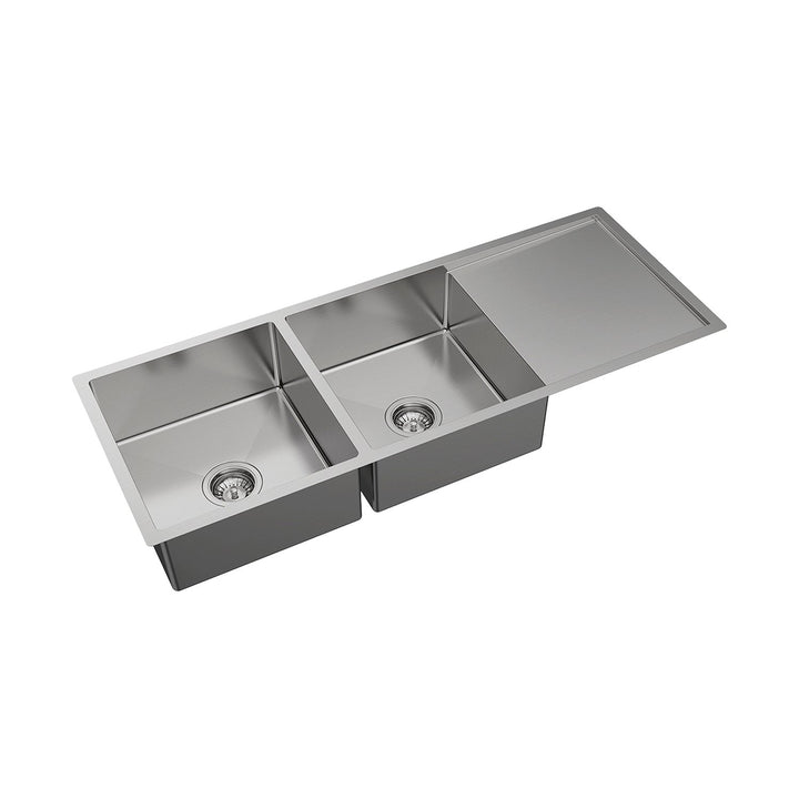 Hana Double Bowl Sink with Drainer 1180x450mm