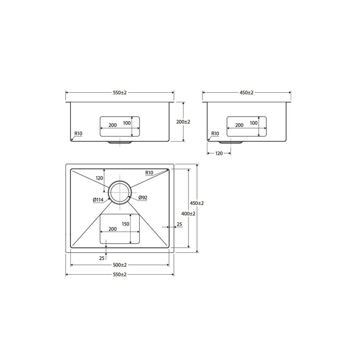 Hana Anti-Scratch Single Bowl Sink