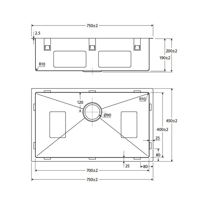 Hana Single Bowl Sink