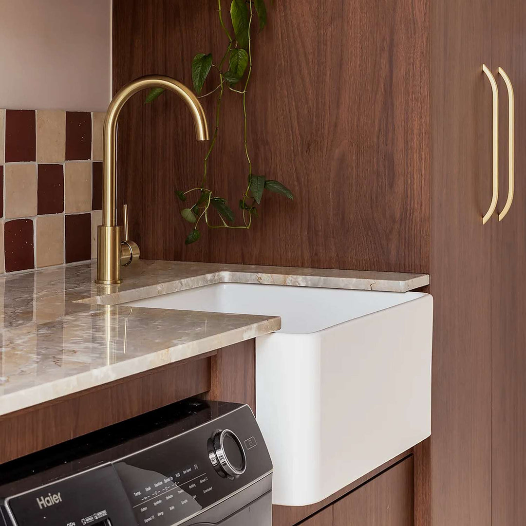 Hartley Single Farmhouse Sink 610x455x252mm