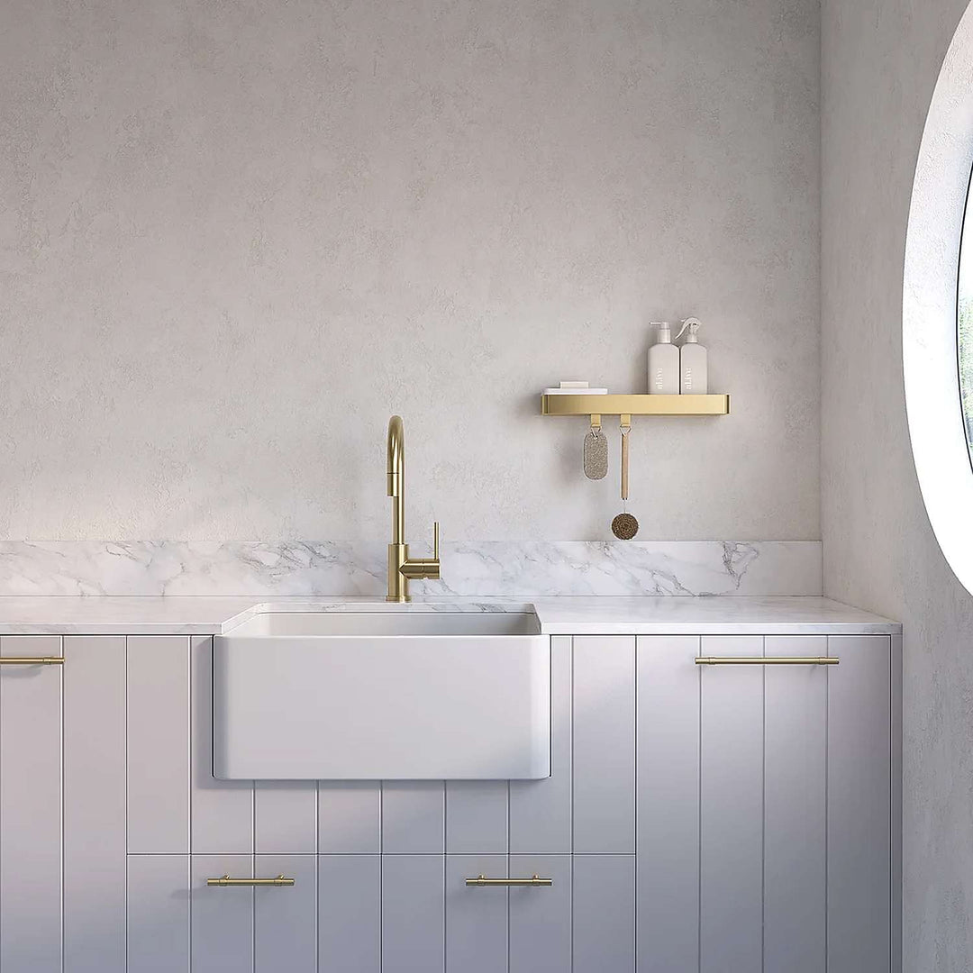 Hartley Single Farmhouse Sink 610x455x252mm